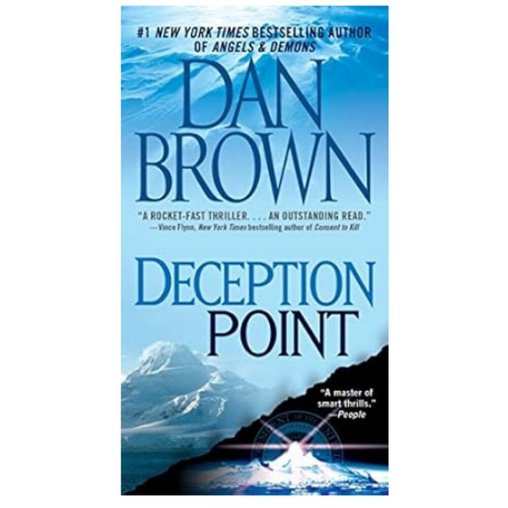 Deception Point Dan Brown Book Paperback Mystery Thriller Suspense Fiction Read